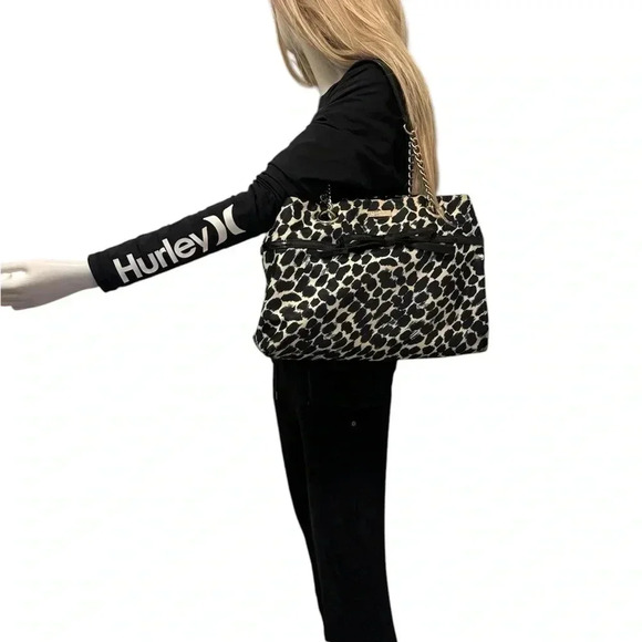 Kate Spade Animal Print gold chain purse Cheetah Large. In great conditions - Picture 7 of 11